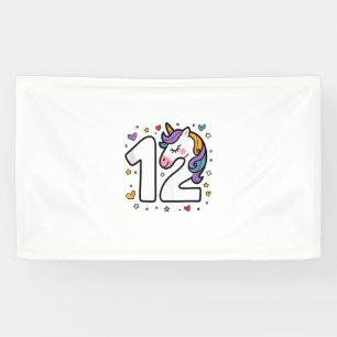 Feiern Sie die 12-jährige Geburtstagsparty für Mäd Banner
