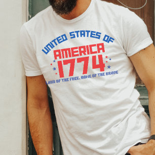 Feiern Sie die 250. US-Unabhängigkeit patriotisch  T-Shirt