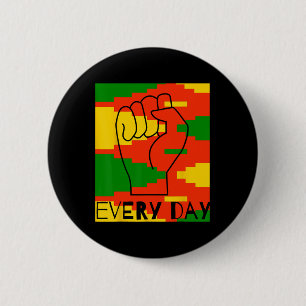 Feiern Sie die afroamerikanische schwarze Kultur S Button
