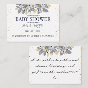 Feiern Sie die Ankunft Ihres kleinen Wunders! Begleitkarte