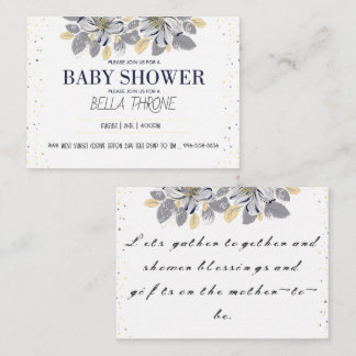 Feiern Sie die Ankunft Ihres kleinen Wunders! Begleitkarte