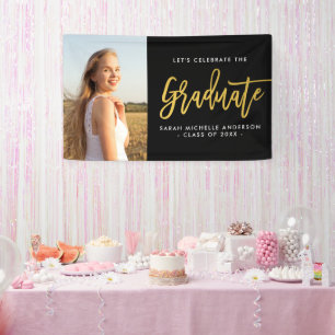 Feiern Sie die Graduierten-Fotoparty Banner