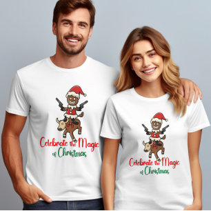 Feiern Sie die Magie der Weihnachtswildkekse T-Shirt