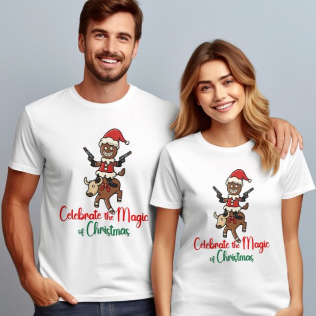 Feiern Sie die Magie der Weihnachtswildkekse T-Shirt (Von Creator hochgeladen)