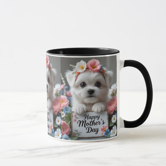 Feiern Sie die Mama mit der Liebe - Glücklicher Mu Tasse (Rechts)