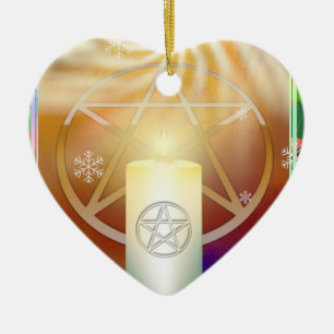 Feiern Sie die Wärme des Weihnachtens Sun Keramik Ornament