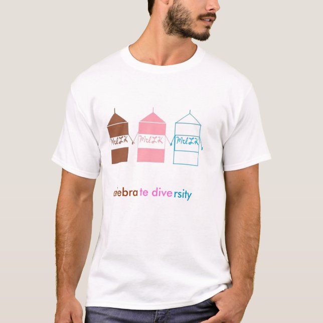 Feiern Sie Diversity T-Shirt (Vorderseite)
