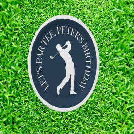Feiern Sie einen Geburtstag mit einem Golf-Themed Pappteller