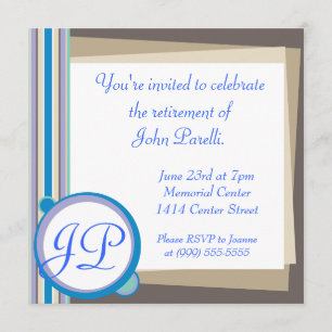 Feiern Sie einen Ruhestand Einladung
