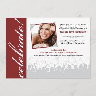 Feiern Sie! Einladung zur Geburtstagspartei (Maroo