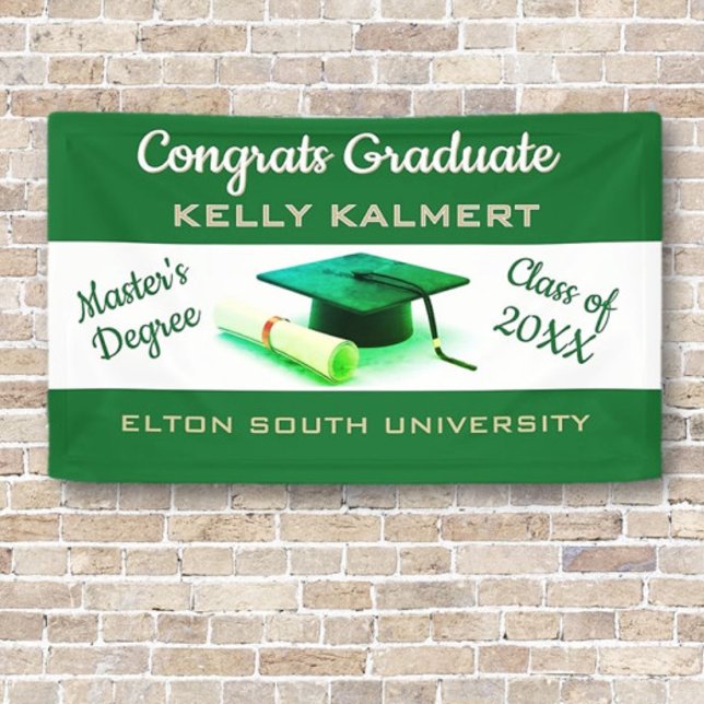 Feiern Sie es! Master-Grad-Abschluss Banner (Von Creator hochgeladen)