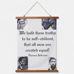  FEIERN SIE FREIHEIT   WANDTEPPICH MIT HOLZRAHMEN