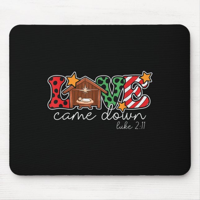 Feiern Sie freudige Christliche Weihnachtsbibel, L Mousepad (Vorne)