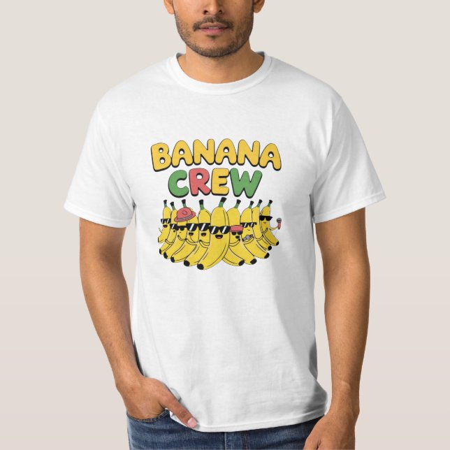 Feiern Sie Früchte mit Bananenkunst T-Shirt (Vorderseite)