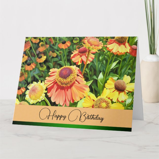 Feiern Sie - Geburtskarte Karte (Vorderseite)