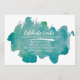 Feiern Sie Geburtstags-Einladung Einladung