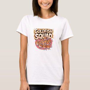 Feiern Sie Haustiere mit Goldfish-Designs T-Shirt