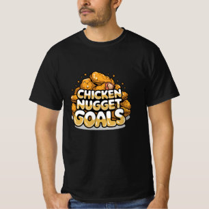 Feiern Sie Hühnernuggets mit Spaß-Artwork T-Shirt