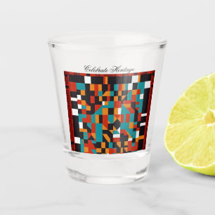 Feiern Sie Ihr Erbe-Schuss-Glas Schnapsglas