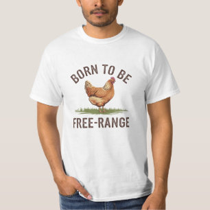 Feiern Sie Ihr Landleben im Chicken Art T-Shirt
