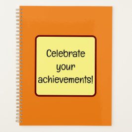 Feiern Sie Ihre Errungenschaften Planer