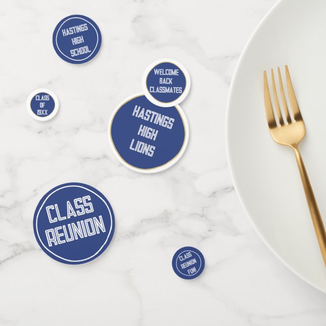 Feiern Sie! Ihre Klasse Wiedersehen-Tabelle Konfet Konfetti (Gruppe)