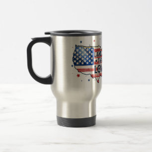 Feiern Sie Ihren amerikanischen Stolz mit diesem w Reisebecher