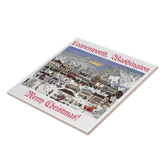 Feiern Sie Ihren Urlaub in Leavenworth Fliese (Seite)