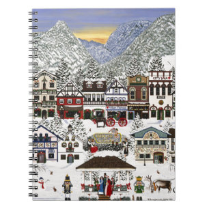 Feiern Sie Ihren Urlaub in Leavenworth Notizblock