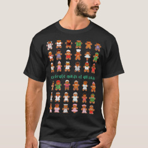 Feiern Sie Köpfe aller Art Lebkuchen Autismus Auf T-Shirt