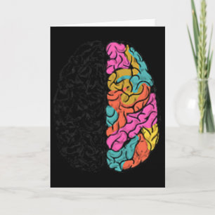 Feiern Sie Köpfe aller Art Neurodiversität Autismu Karte