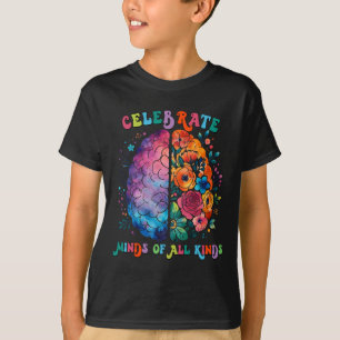 Feiern Sie Köpfe aller Art Psychische Gesundheit A T-Shirt