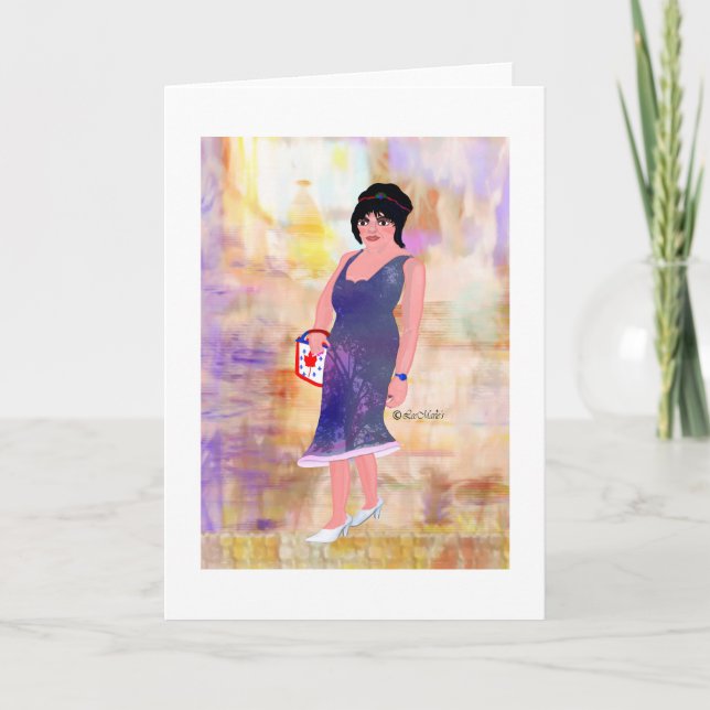 Feiern Sie LeeMarie's kreatives Design Karte (Vorderseite)