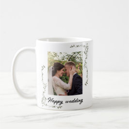 Feiern Sie Liebe mit Personalisierter Hochzeitsfei Kaffeetasse