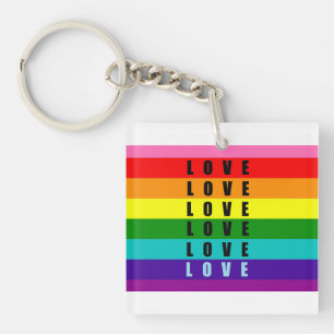 Feiern Sie Liebe, Stolz und Authentizität Schlüsselanhänger