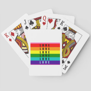 Feiern Sie Liebe, Stolz und Authentizität Spielkarten