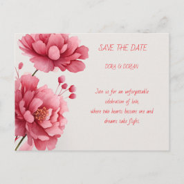 Feiern Sie Liebe und Freude mit einer Hochzeitsein Einladungspostkarte