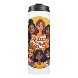 Feiern Sie März 8 Internationaler Frauentag mit b Thermosbecher