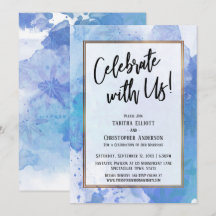 Feiern Sie mit Abstraktem Blue Splash an der US-Go