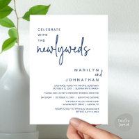 Feiern Sie mit den Neuvermählten, Hochzeitsessen P
