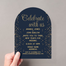 Feiern Sie mit der US Navy Gold Neujahr Hochzeit
