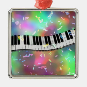 Feiern Sie mit Musik Ornament Aus Metall