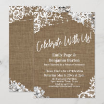 Feiern Sie mit uns! Burlap Lace Floral Lights Part