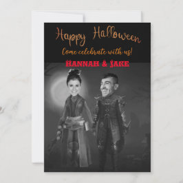 Feiern Sie mit uns Halloween Einladung