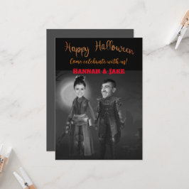 Feiern Sie mit uns Halloween Einladung