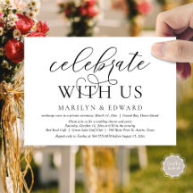 Feiern Sie mit uns, Hochzeitsfeier, Elopement Part