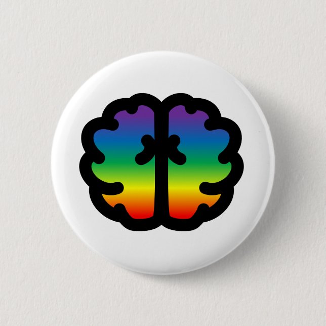 Feiern Sie Neurodiversity! Button (Vorderseite)