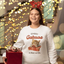 Feiern Sie purer Happy Catmas to Meow and You Sweatshirt