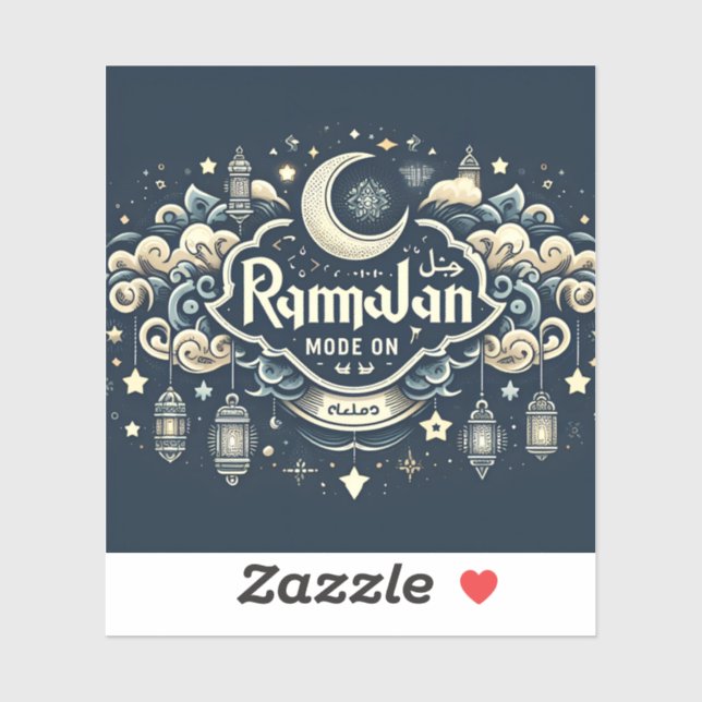Feiern Sie Ramadan mit Ramadan ModeOn Aufkleber (Blatt)