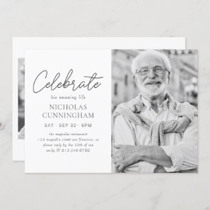 Feiern Sie sein Phantastisches Leben Einfaches Mod Einladung